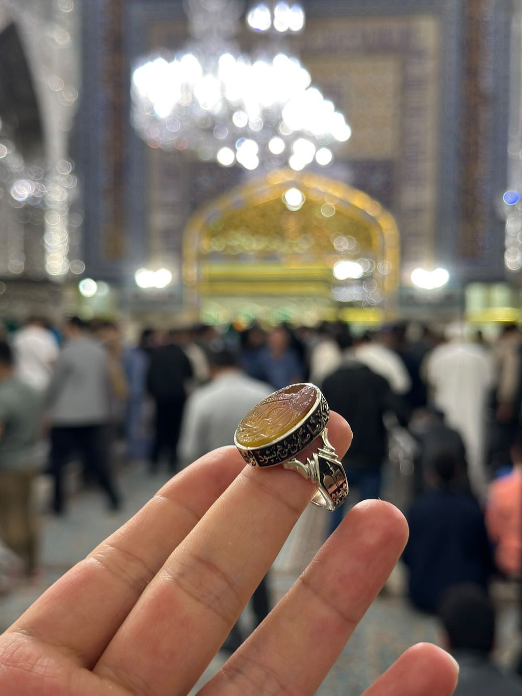 Rare Yemeni Agheegh ring - Behesht Rings