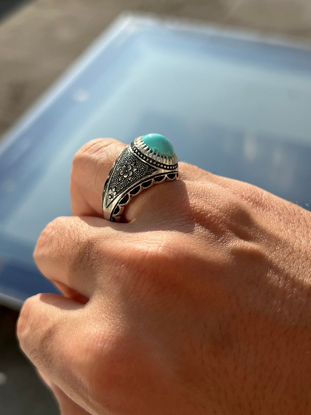 Original Neyshabour Firouzeh ring